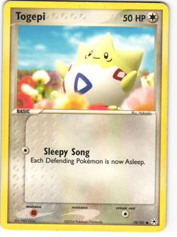 Togepi Common Pokemon TCG EX Hidden Legends 78/101 LP - Image 1