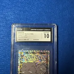 PSA 10 GEM MINT 1999 MERLIN POKEMON S17 WEEZING-PRISM - Image 2