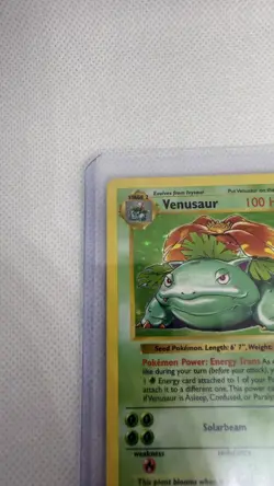 Venusaur 015/102 Base Set (Shadowless) Holo Rare WOTC - Pokemon TCG 💎MP+ LP💎 - Image 4