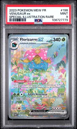 PSA 9 Florizarre ex 198/165 - Pokemon EV3.5 : 151 - FR - Image 1
