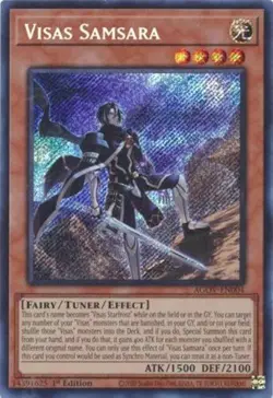 *** VISAS SAMSARA *** 1ST EDITION ORIGINAL SECRET RARE AGOV-EN004 YUGIOH! - Image 1