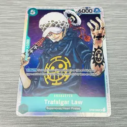 One Piece CCG Trafalgar Law ST02-009 Starter Deck Pre Errata English Card - Image 1