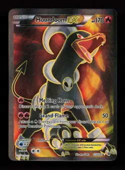 Houndoom EX (Full Art) 153/162 Ultra Rare XY - BREAKthrough Pokemon Card - Image 1