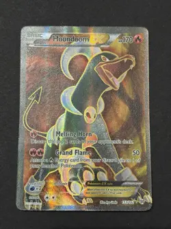 Houndoom EX (Full Art) 153/162 Ultra Rare XY - BREAKthrough Pokemon Card - Image 3