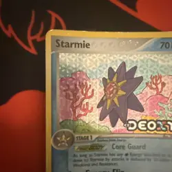 Pokemon TCG Starmie Card 48/107 Deoxys Regular Near Mint/Mint Condition Stamped - Image 2