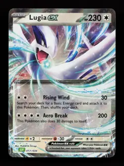 Lugia ex 017/034 Classic Collection Trading Card Game Classic Pokemon Card - Image 1