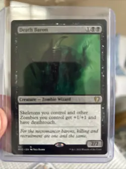 MTG Death Baron Innistrad: Midnight Hunt Commander Card #111 NM Condition - Image 1