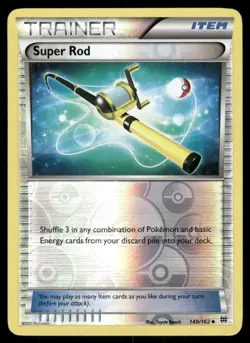 Pokemon Cards Super Rod 149/162 Reverse Holo BREAKthrough XY NM - Image 1