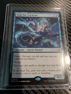 High Fae Trickster Foundations Regular Card #40 NM Condition MTG FDN - Image 1