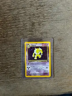 Pokemon Hypno Holo Card - Vintage Rare Holographic - WOTC - Played Trading Card - Image 1