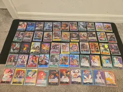 One piece Card Game 54 Card Lot Sec,alt Art,textured Don,Sr,Leaders - Image 1