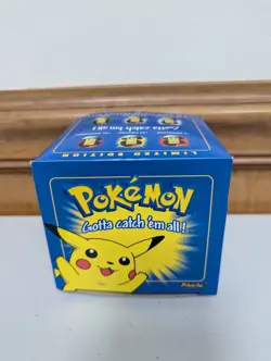 Pokemon Card Pikachu 23K Gold Plated 1999 Burger King in Box With Ball. - Image 1
