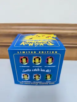 Pokemon Card Pikachu 23K Gold Plated 1999 Burger King in Box With Ball. - Image 5