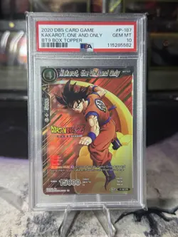 PSA 10 Dragon Ball Super Card Game Kakarot, the One and Only Promo P-187 PR - Image 1