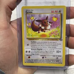 Pokemon TCG Italian NM/MT Eevee 51/64 Jungle Common Card WOTC Vintage Pokemon - Image 1