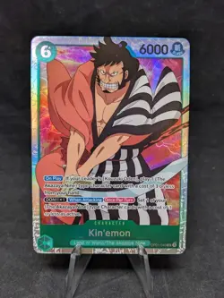Kin'emon (040)(40) - ONE PIECE Card Game Romance Dawn - PRE-ERRATA - NM - Image 1