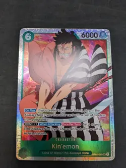 Kin'emon (040)(40) - ONE PIECE Card Game Romance Dawn - PRE-ERRATA - NM - Image 2