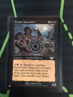 MTG Magic The Gathering Corpse Harvester List Black Zombie - Image 1