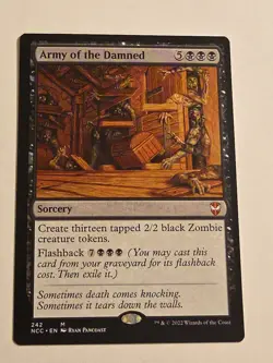 Army of the Damned X1 NCC MTG Streets Of New Capenna Commander - Image 1