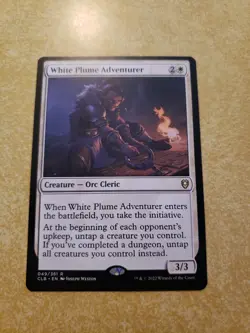 MTG White Plume Adventurer Commander Legends: Battle for Baldur's Gate 049/361 . - Image 1