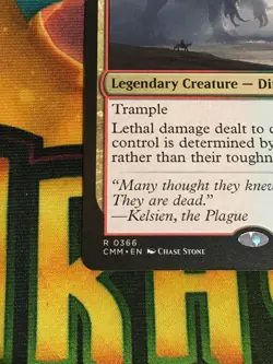 C5238 MAGIC MTG COMMANDER MASTERS ZILORTHA, STRENGTH INCARNATE #0366 NM RARE - Image 4