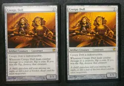 2x Creepy Doll # 220 Innistrad NM Magic the Gathering X2 Mtg Tcg Indestructible - Image 1