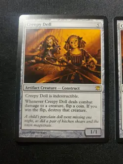 2x Creepy Doll # 220 Innistrad NM Magic the Gathering X2 Mtg Tcg Indestructible - Image 2