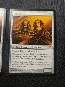 2x Creepy Doll # 220 Innistrad NM Magic the Gathering X2 Mtg Tcg Indestructible - Image 3
