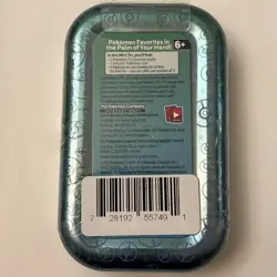 Pokemon Kanto Friends Squirtle Art Mini Tin Factory New - Image 2