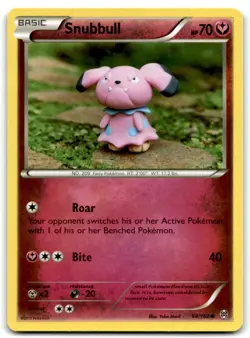 2015 XY - BREAKthrough Pokemon Snubbull Basic/Common #98 - Image 1