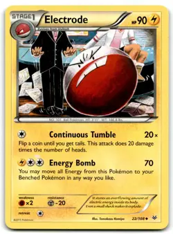 2015 XY - Roaring Skies Electrode Stage 1/Uncommon #22 - Image 1