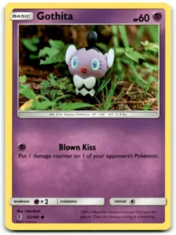 2017 Sun & Moon - Guardians Rising Pokemon Gothita Basic/Common #52 - Image 1