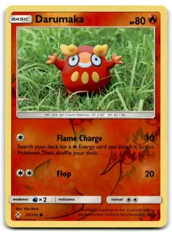 2019 Sun & Moon - Unbroken Bonds Pokemon Darumaka Basic/Common #23 Holo - Image 1
