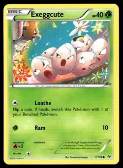 2015 XY - Roaring Skies Exeggcute Basic/Common #1 - Image 1