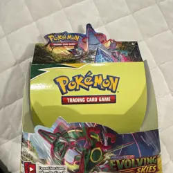 Pokemon Sword & Shield Evolving Skies Booster Box Empty 820650818776 - Image 1