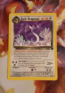 Pokemon TCG Dark Dragonair Team Rocket 33/82 Uncommon WOTC 1999 - Image 1
