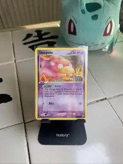 2004 Pokemon Slowpoke EX Team Rocket Returns Reverse Foil Stamped #76/109 TCG - Image 1