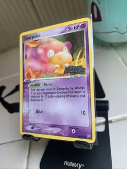 2004 Pokemon Slowpoke EX Team Rocket Returns Reverse Foil Stamped #76/109 TCG - Image 2