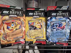 Pokemon Tcg EX Battle Deck Bundle Victini Tapi Koko Greninja - Image 1