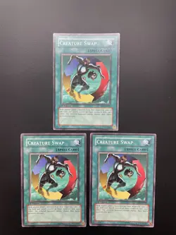 Yugioh Creature Swap SD2-EN020 1st Edition Common LP/MP X3 - Image 1