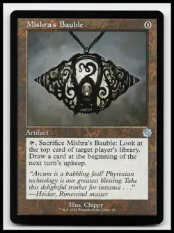 Mishra's Bauble The Brothers' War Retro Frame Artifacts Magic The Gathering Card - Image 1