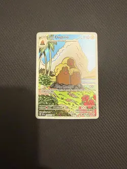 Pokemon TCG Alolan Dugtrio 208/191 Surging Sparks Illustration Rare Holo Card - Image 1