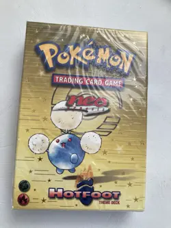 Pokemon Neo Genesis Hotfoot Theme Deck 2000 WOTC Vintage TCG Cards - Image 1