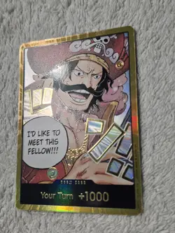 DON!! Card (Gol.D.Roger) Carrying On His Will Foil English OP-13 - Image 1