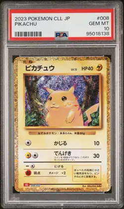 PSA 10 Pikachu 008/032 Holo CLL Pokemon Trading Card Game Classic Japanese 2023 - Image 1