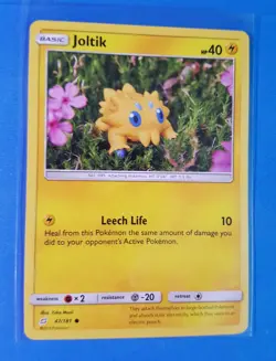 4x Joltik 47/181 Pokemon card SM Team Up common NM - Image 2