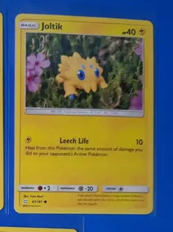 4x Joltik 47/181 Pokemon card SM Team Up common NM - Image 4