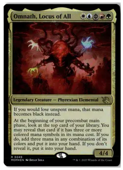 MTG Foil Omnath, Locus of All - March of the Machine MP English Playset (x4) - Image 1