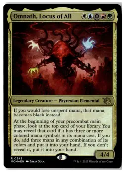 MTG Foil Omnath, Locus of All - March of the Machine MP English Playset (x4) - Image 5