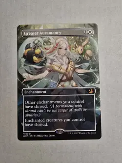 Greater Auramancy (Anime Borderless) Wilds of Eldraine: Enchanting Tales Regular - Image 1